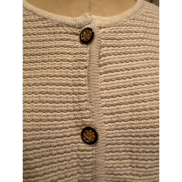 MEROKEETY Button Down Sweater Cardigan with Pockets Cream NWT Size XL - Picture 2 of 9